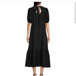 Gibson Latimer Tie Back Dress Black L